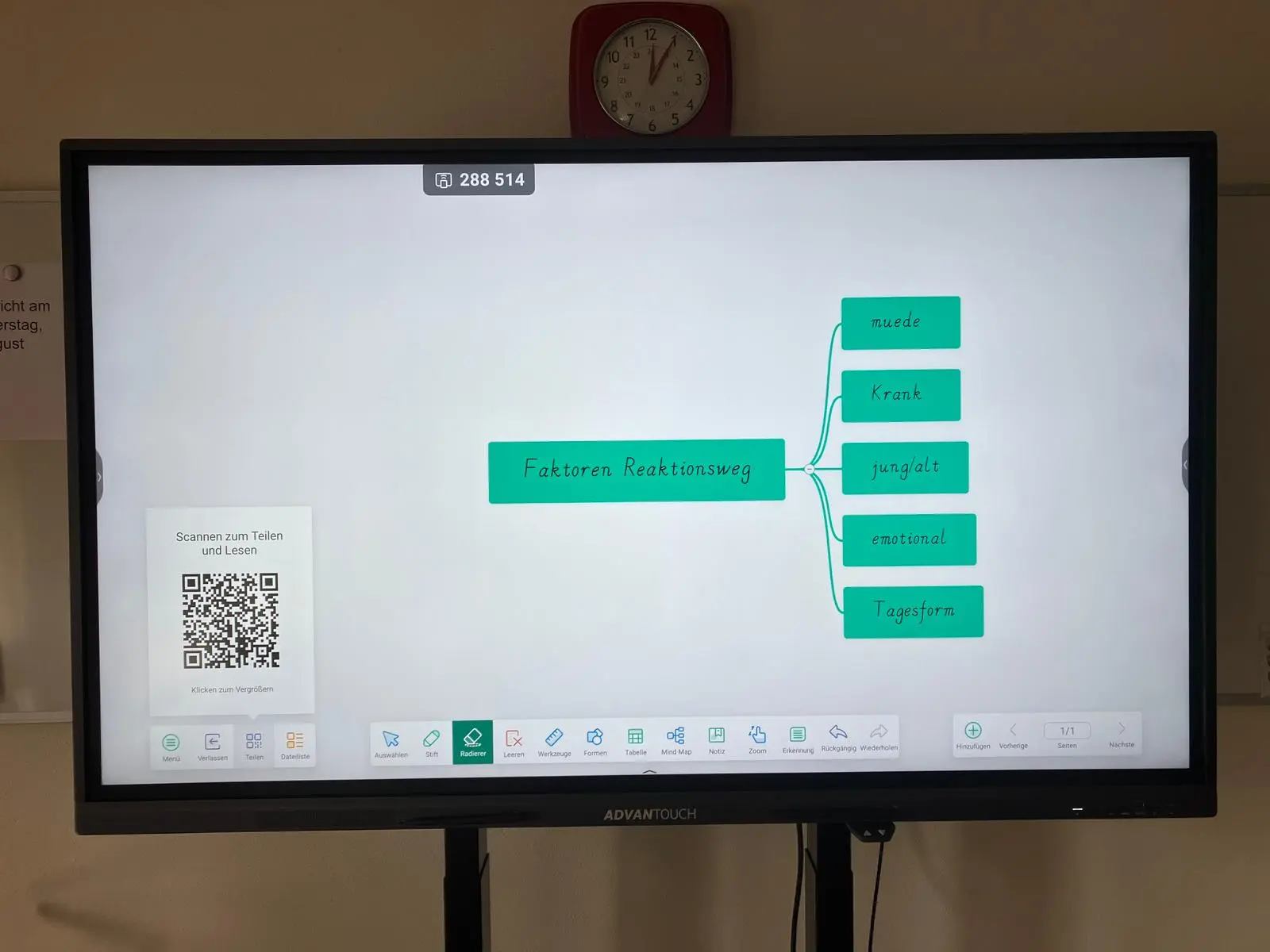 Smart Board Tafelanschrieb